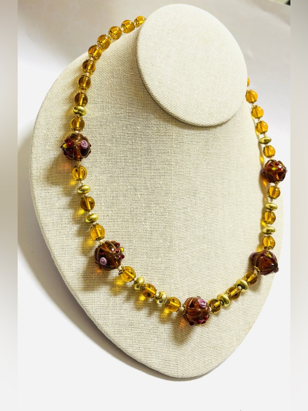 Vintage Cottagecore Wedding Cake Necklace